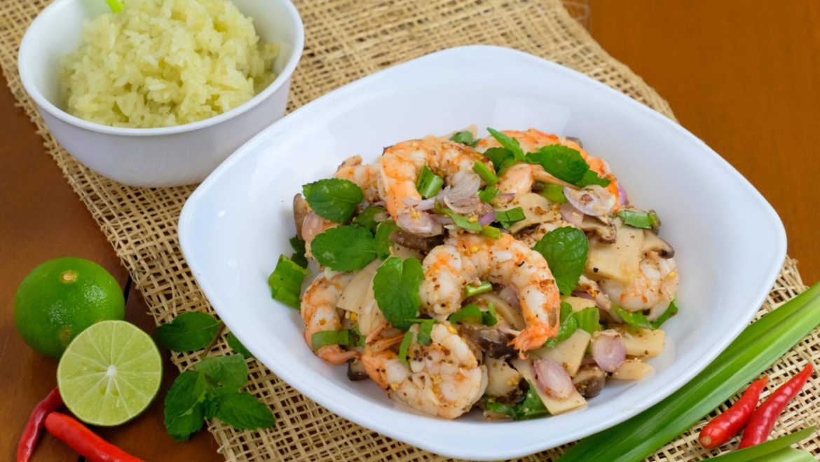 Chilli Basil Prawns Recipe